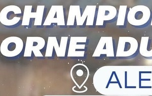 Informations Championnat de l’Orne Adultes